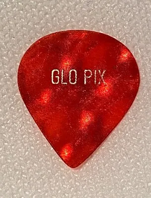 VIntage Guitar Pick- 1970’s - GLOPIX Red Iridescent - Unused- Rare! • $10.99