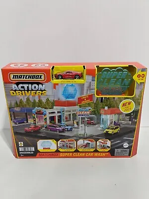 Matchbox Action Drivers Super Clean Car Wash Playset (HMG73) | [NEW] • $36.97