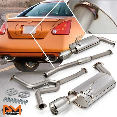 For 04-08 Maxima 3.5L V6 A34 Dual 4  Muffler Tip Stainless Steel Catback Exhaust • $201.89