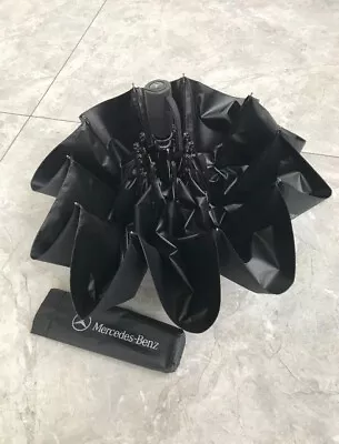 Mercedes Benz Novelty Folding Umbrella Black Japan New Rare • $88
