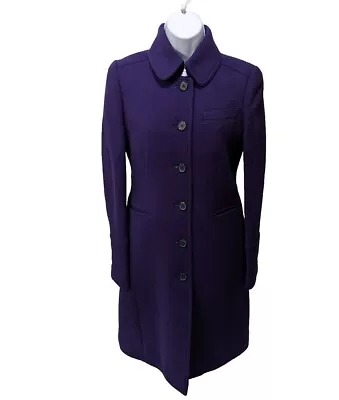 J Crew Classic Lady Day Coat Pea Double-cloth Wool With Thinsulate Womens  6 • $145.50