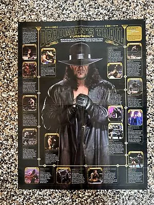 Undertaker 2009 WWE Magazine Supplement 16x21 Poster Deadman's Trail • $0.01