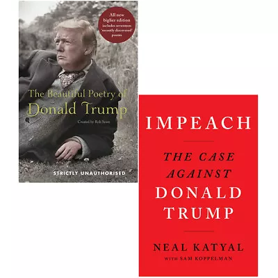 £15.49 • Buy Beautiful Poetry Of Donald Trump, Impeach 2 Books Collection Set Politics NEW