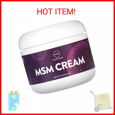 MRM MSM Cream With Vitamin A & D -- 4 Oz. • $19.18