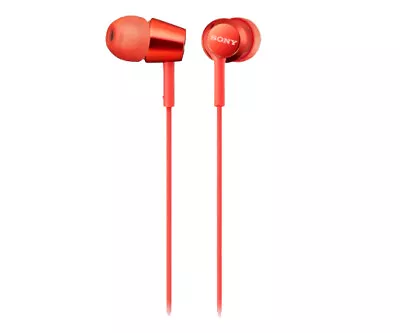 $49 • Buy SONY Mid Range In-Ear Headphones With Remote (Red)