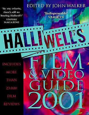 HALLIWELL'S FILM AND VIDEO GUIDE 2001. Halliwell Leslie. Used; Very Good Book • £8.25