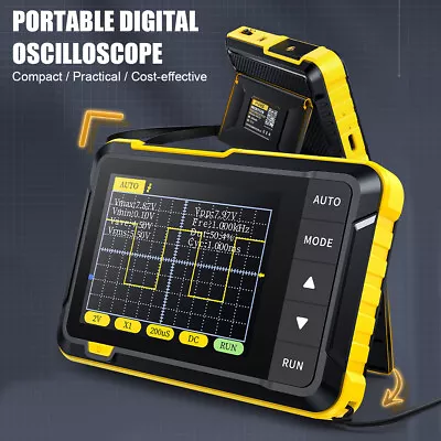 2.8  LCD Mini Handheld Digital Oscilloscope 2.5MSa/s 200KHz Analog Bandwidth • $29.06