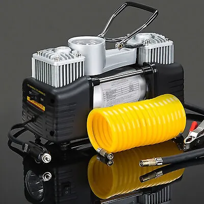 Heavy Duty Portable Air Compressor Car Tire Inflator Electric Pump Auto New 12V • $29.56