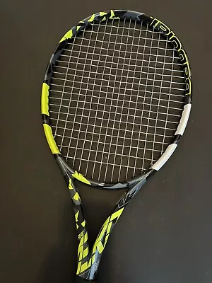 Babolat Pure Aero 2023 Tennis Racquet - Grey/Yellow/White 4 3/8 • $200
