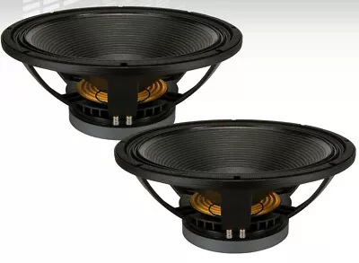 2 X B&C 18TBX100 18  Low Frequency 2400W Subwoofer 8-Ohms 97.0 DB 35 - 1000 Hz. • $707.88