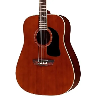 Washburn WD100DL Dreadnought Mahogany Acoustic Guitar Natural • $179