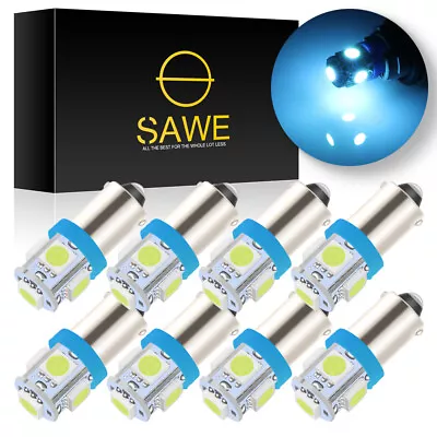 8 X SAWE Ice Blue T11 BA9S T4W H6W 363 57 5-SMD LED Light Bulb Lamp For Dome Map • $9.95