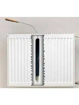Radiator Cleaning Brush Long Reach Heater Dust Cleaner Flexible Bristle Duster • £9.10