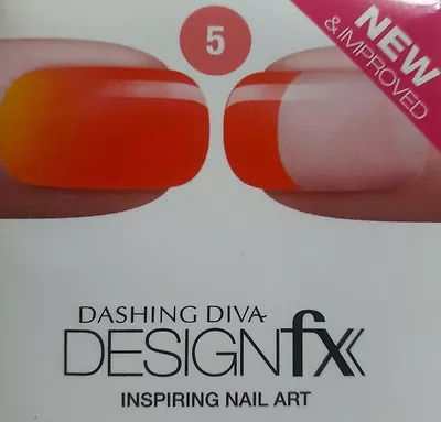 Sherbert Delight Dashing Diva Design Fx Nail Wraps Dashing Diva Nail Appliques • £13