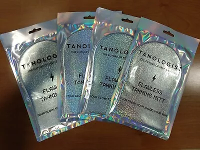 4 Pack Tanologist Sunless Flawless Self Tanning Mitt Silver - R4P5 • $9.99