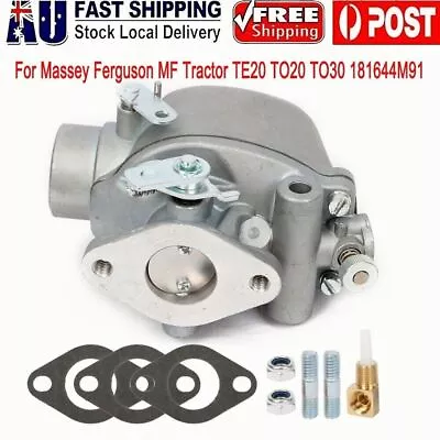 $39.99 • Buy Carburetor Carby Carb For Massey Ferguson MF Tractor TO20 TO30 TE20 181644M91Op