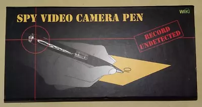 £11.99 • Buy New In Box Spy Video Camera Pen Micro SD Slot 2.0MP HD High Fidelity Sound & Ins