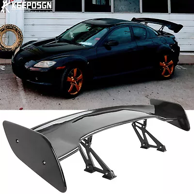 For Mazda RX-7 RX-8 3 6 46  Rear Trunk Spoiler GT Style Racing Wing Gloss Black • $214.16