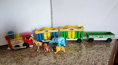 Vintage Fisher Price #991 1973 Play Family Circus Train Set • $21.99
