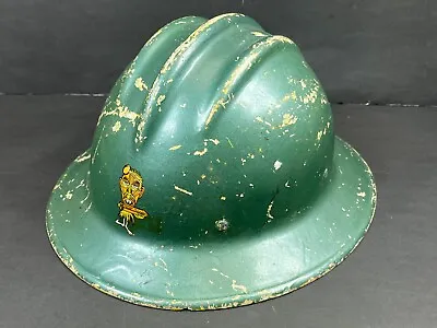 Vintage Bullard Hard Boiled Fiberglass Hat Full Brim Plant Medic Medical Officer • $104.97