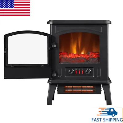 Portable 1000 Sq Ft Infrared Quartz Space Heater Electric Fireplace Stove Heater • $132