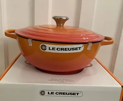 Le Creuset Cast Iron Enamelled Signature Marmite 28cm Soup Pot -Volcanic (NEW) • £325