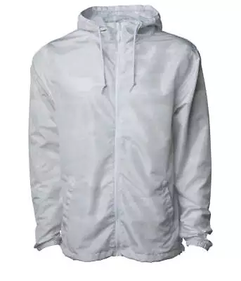 Independent Trading Co. Light Weight Windbreaker Zip Jacket XL EXP54LWZ NEW • $25