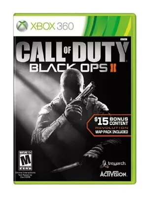 Call Of Duty Black Ops II 2 (Xbox 360 2012) + Revolution DLC SEALED + Free Ship • $74.99