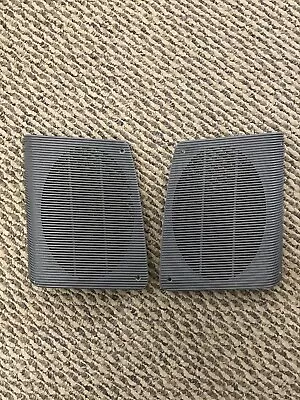 87-93 Mustang Gray Hatchback Rear Speaker Cover Grill Trim Set Lh Rh Foxbody Oem • $65