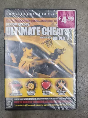 Action Replay Ultimate Cheats For Use With Driver 3 For Sonys Playstation 2 PS2 • £9.99