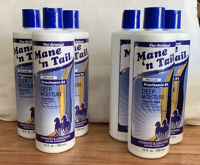 6 Bottles New MANE ‘N TAIL Deep Moisturizing Hair Shampoo And Conditioner 12oz • $29.95