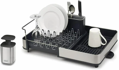 $101 • Buy NEW Joseph Joseph 2Pc Dishrack Set With Soap Dispenser Dish Rack (Free Shipping)