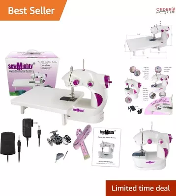 Portable Mini Sewing Machine - Dual-Speed Battery Powered Foot Pedal Included • $37.97