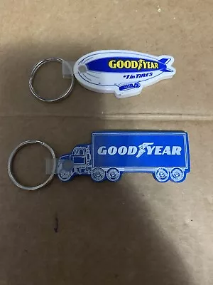 2 Vintage Good Year Key Chain Blimp/ Semi Truck  • $12