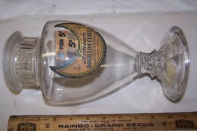 Vintage Glass Apothecary Jar. Armour's Bullion Cubes. Age Unknown / Nice Shape. • $100