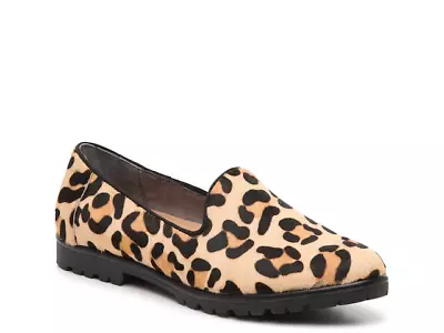 Me Too Cairo Slip On - Leopard Print Genuine Cow Hair Loafer Size 7M; NEW • $34.99