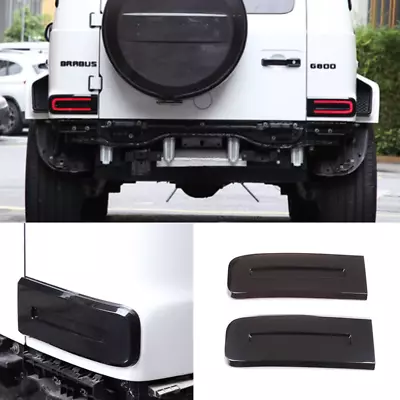 For Benz G-Class W464 19-2024 Smoky Black ABS Rear Tail Light Lamp Cover Trim 2x • $69.14