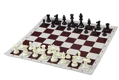 Tournament Chess Set - Triple Weighted Pieces Board NEW • $36.99