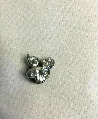 Vintage Loyal Order Of The Moose Lapel Pin Silver Screw Back • $6.50