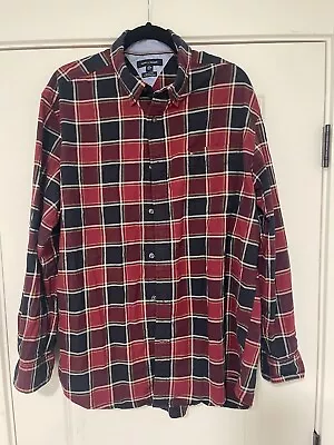 Vintage Tommy Hilfiger Long Sleeve Flannel . Shirt Men Size XL - TG-XG • $9