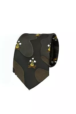 Men's Tommy Hilfiger Brown Camo W/ Campfire Print 3'' Tie • $24.65