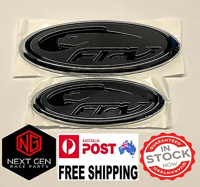 FPV Ford Falcon New Chrome Badge Set FG Series XR6 XR8 SEDAN UTE TURBO BarraX • $36.99