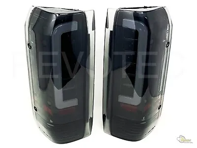 Black Smoke LED Tail Lights 90-96 Ford F150 Pickup 92-96 Bronco 97 98 F250 F350 • $135