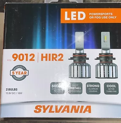 Sylvania LED 9012 HIR2 2 Pack New In Box Free Shipping!! 9012SL.BX2  • $43