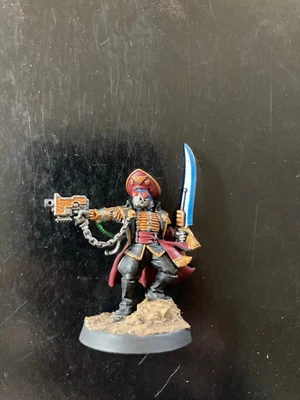 $55 • Buy Warhammer 30k 40k Imperial Guard Astra Militarum Army HQ Well Painted Commissar