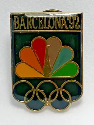 Pin Barcelona 1992 Olympic Games (nbc Logo) • $7.49
