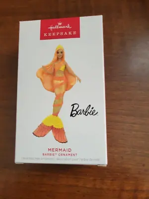 MIB Hallmark 2023 MERMAID BARBIE Keepsake Ornament - FREE SHIPPING • $12.95