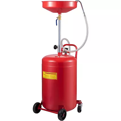 VEVOR Waste Oil Drain Tank Portable Oil Drain 20 Gallon Air Operate Drainer • $97.99