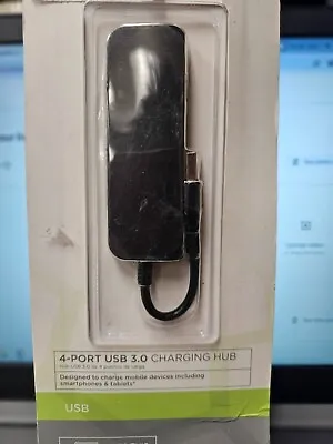 Ativa 4-Port USB 3.0 Charging Hub Black • $18
