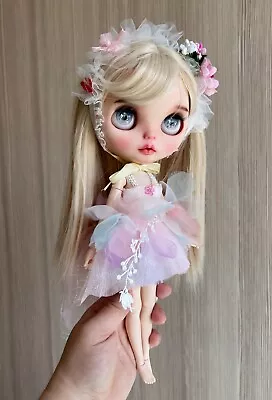 Blythe Doll Clothes -- Flower Fairy Theme Costume Set (OOAK) • $37.24